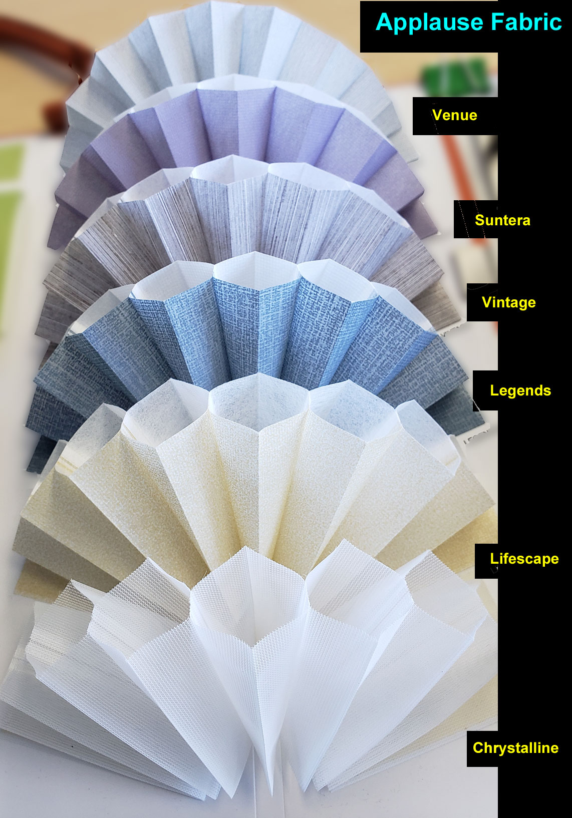 Hunter Douglas Duette Color Chart